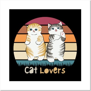 cat lover Posters and Art